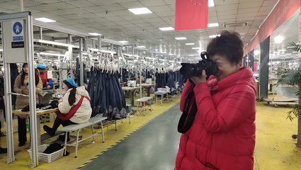 東錦服飾公司迎來界首市大美采風團，共話銷售業務新圖景